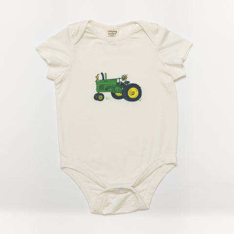 Organic Tractor Onesie