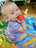 Essential Organic Lemon Shark Onesie - Lucky Bug Clothing Company