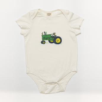 Organic Tractor Onesie