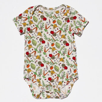 Essential Organic Veggie Garden Onesie - Lucky Bug Clothing Company