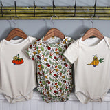 Essential Organic Veggie Garden Onesie - Lucky Bug Clothing Company