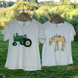 Organic Tractor Play T-Shirt - Lucky Bug Clothing Company